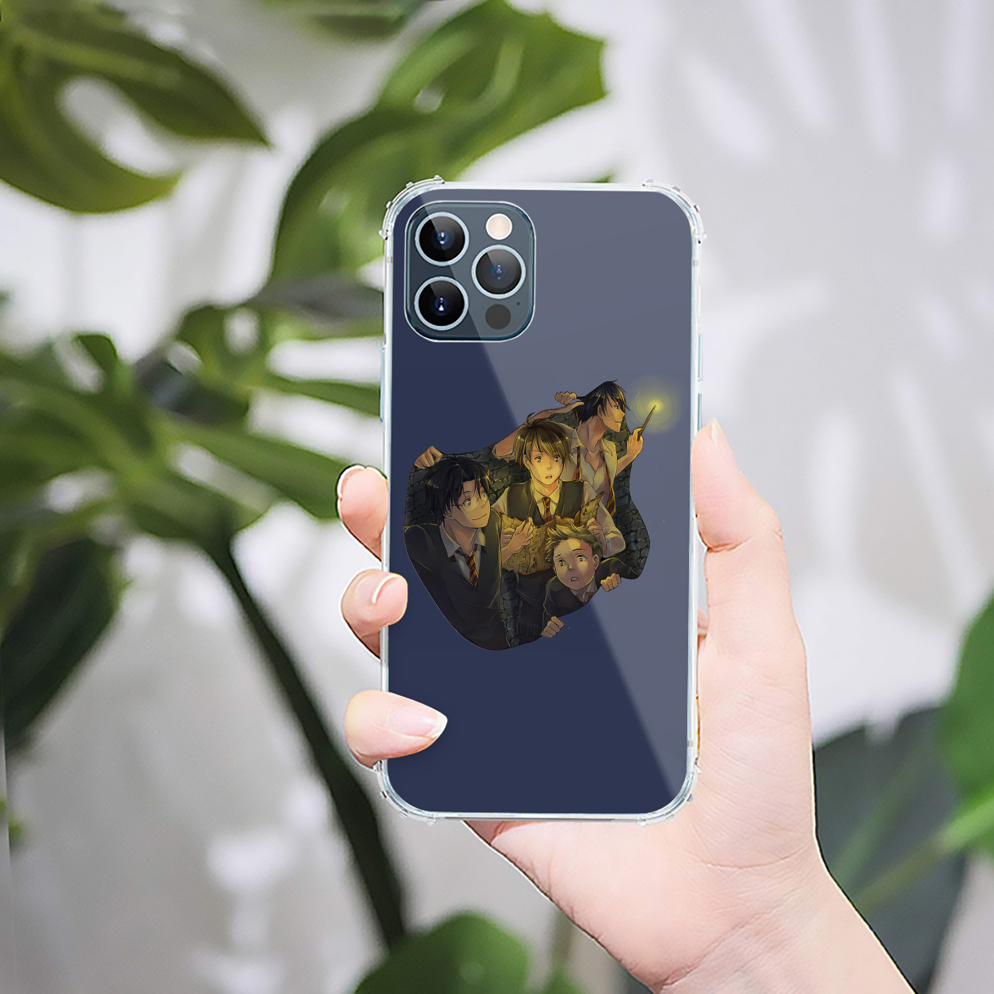 （画像用） Harry Potter ハリー・ポッターシリーズ 【iPhone 12シリーズ対応】透明スマホケース（クリアソフトケース）